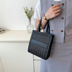 Straw Women Shoulder Bag Leather Woven Crossbody Bags