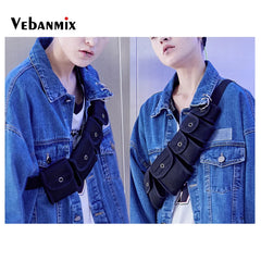 Streetwear Hip Hop Chest Bag Crossbody Fanny Waist Packs