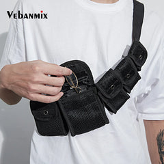 Streetwear Hip Hop Chest Bag Crossbody Fanny Waist Packs