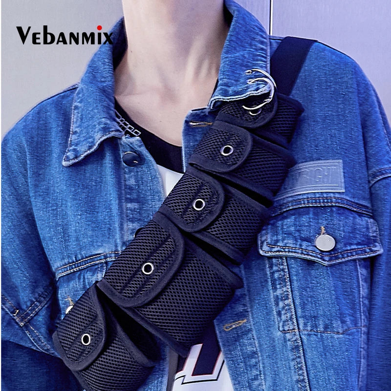 Streetwear Hip Hop Chest Bag Crossbody Fanny Waist Packs
