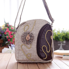 Small Shopping handbags!Hot National appliques Women Shoulder&Crossbody bags