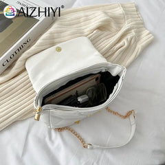 Studded PU Leather Crossbody Bag Chain Shoulder Tote Vintage Messenger