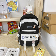 Girls Laptop Book Bag Leisure Travel School Backpack