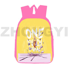 One-Punch Man Backpacks for Women 12/16 Inch, Large Capacity Shoulder Bag