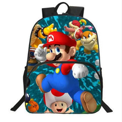 16" Hero Teen Boys School Bags Kids Bookbag Cartoon School Backpack