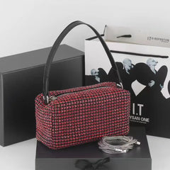 Women's Rhinestone Handbag Diamonds Shoulder Bag Purse