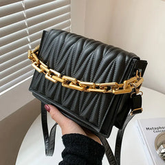 Summer Handbags Bag For Women High Soft Leather Style Shoulder Bag Pleated
