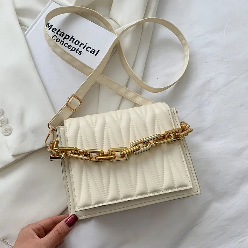 Summer Handbags Bag For Women High Soft Leather Style Shoulder Bag Pleated
