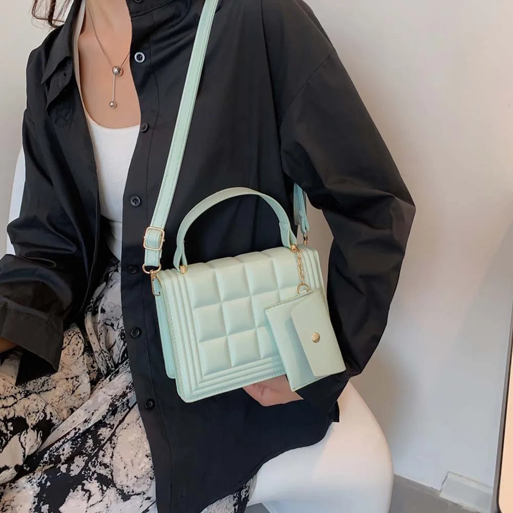 Summer Japanese Messenger Bag for Female Girl - Small Handbag Square Purse
