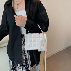 Summer Japanese Messenger Bag for Female Girl - Small Handbag Square Purse