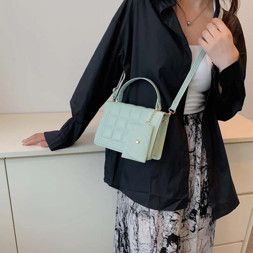 Summer Japanese Messenger Bag for Female Girl - Small Handbag Square Purse