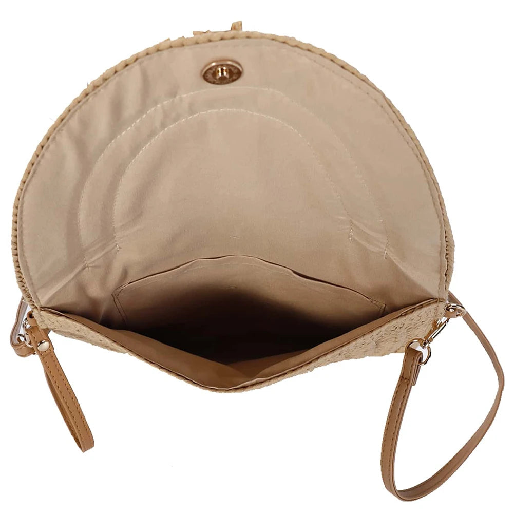 Summer Rattan Bag Messenger Bag Women's Straw Bag Handbags