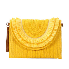 Summer Rattan Bag Messenger Bag Women's Straw Bag Handbags