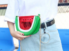 Summer Shoulder Bags Lemon Metal Chain Ladies Girls