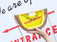 Summer Shoulder Bags Lemon Metal Chain Ladies Girls