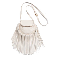 Women Leather Saddle Crossbody Shoulder Bag