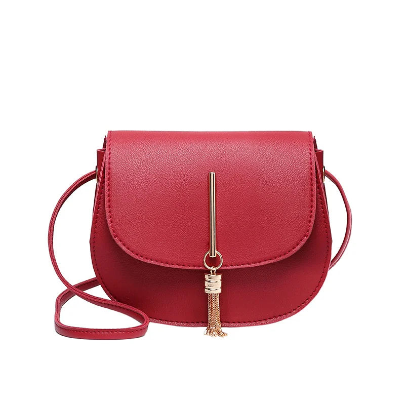 Women Crossbody Bag Small Flap Messenger Bag PU Leather Sling Bag