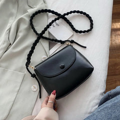 Texture One-Shoulder Messenger Small Square Bag