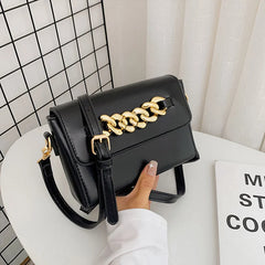 Thick Chain Crossbody Bag Women Shoulder Messenger Purse