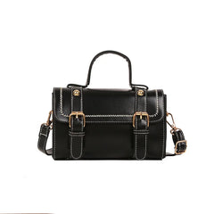 Women Crossbody Bag Vintage Style PU Leather Shoulder Handbag