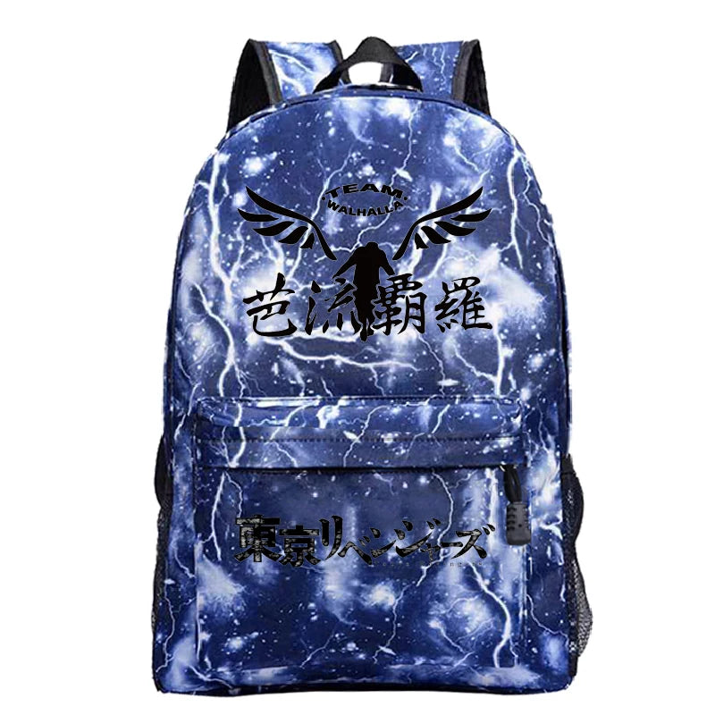 Tokyo Revengers Backpack Unisex School Bag Laptop Bag Teens Travel Bag