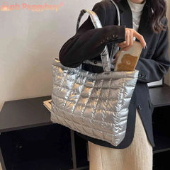 Nylon Women Clutch Handbag Large Capacity for Travel Shopping