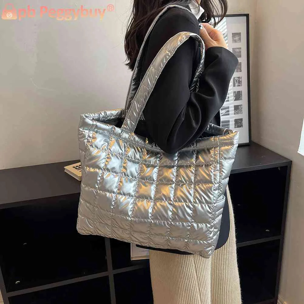 Nylon Women Clutch Handbag Large Capacity for Travel Shopping