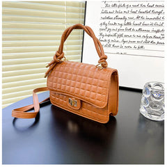 Top-handle Shoulder Bags PU Leather Crossbody Purse Lady Small Handbag