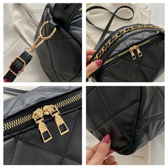 Women's Small Crossbody Shoulder Bag PU Leather Messenger Handbag
