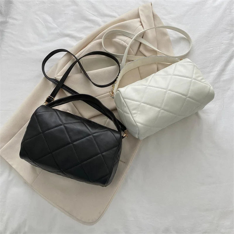 Women's Small Crossbody Shoulder Bag PU Leather Messenger Handbag