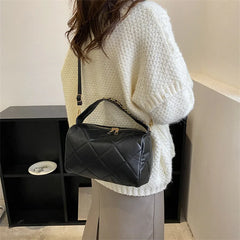 Women's Small Crossbody Shoulder Bag PU Leather Messenger Handbag