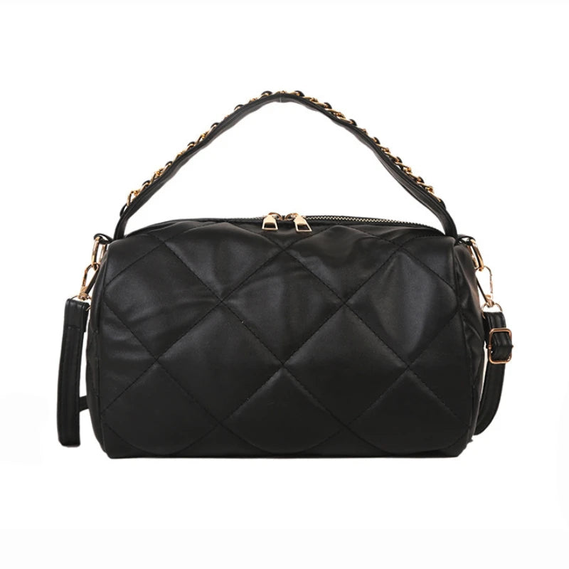 Women's Small Crossbody Shoulder Bag PU Leather Messenger Handbag