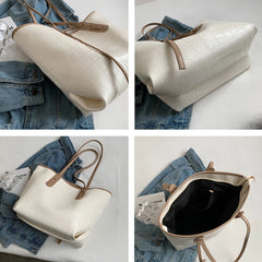 Female Large Capacity Handbag Women Casual Tote Bags for Ladies
