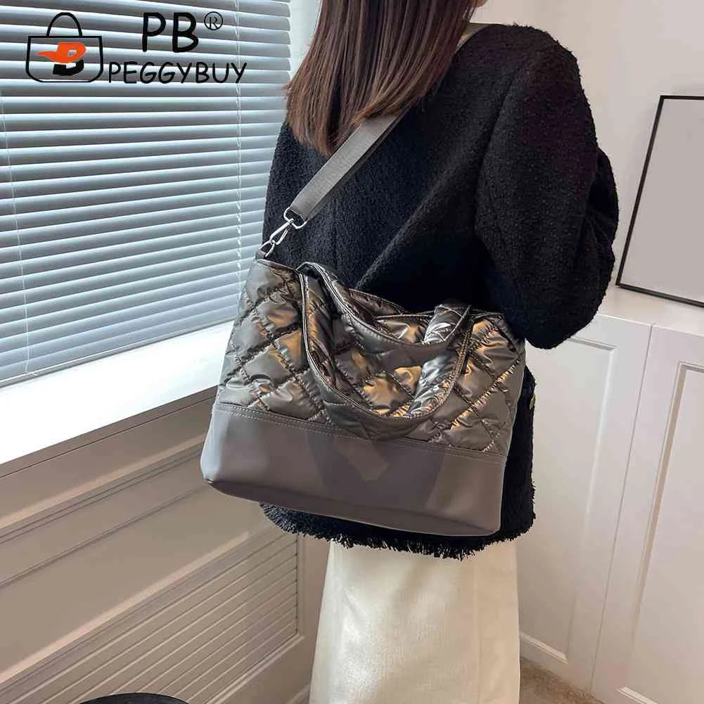Large Capacity Tote Messenger Bag for Women, Autumn Winter Ladies Purse