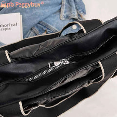 Large Capacity Nylon Crossbody Bag for Ladies