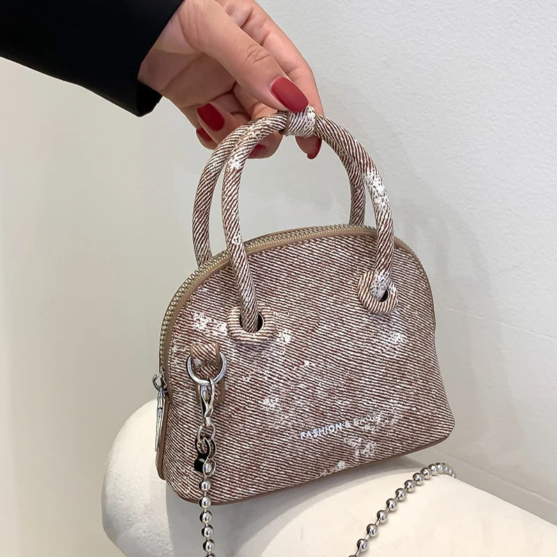 Totes Shell Bag Women Mini Chain Shoulder Crossbody Bags All-match Handbags