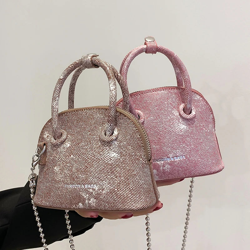 Totes Shell Bag Women Mini Chain Shoulder Crossbody Bags All-match Handbags