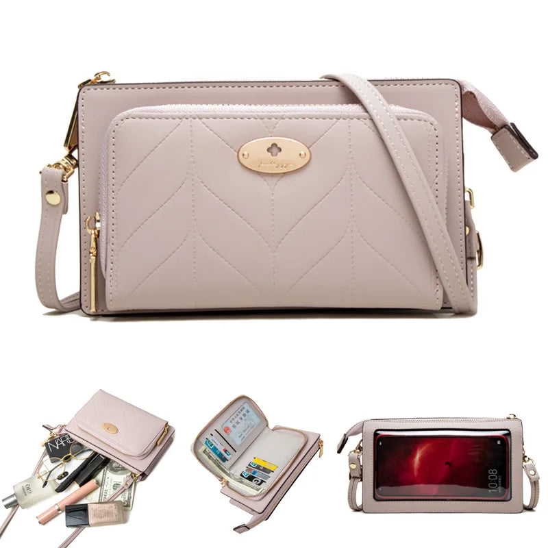 Touch Screen Mobile Phone Bag Female Large Capacity Women Shoulder Bag