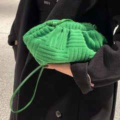 Towel Cloud Crossbody Bag Small Dumpling Bags Women Handbags Ladies Shoulder Bag