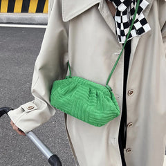 Towel Cloud Crossbody Bag Small Dumpling Bags Women Handbags Ladies Shoulder Bag