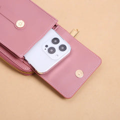 Transparent Touch Screen Mobile Phone Bag Women's Shoulder Bag