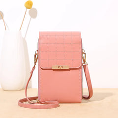 Transparent Touch Screen Mobile Phone Bag Women's Shoulder Bag