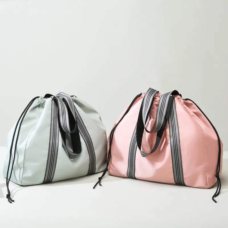 Drawstring Gym Bag Multifunctional Sports Back Pack Waterproof Shoulder Bag