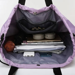 Drawstring Gym Bag Multifunctional Sports Back Pack Waterproof Shoulder Bag