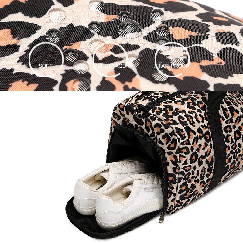 Foldable Fitness Yoga Sports Bag for Women Waterproof Shoulder Bag