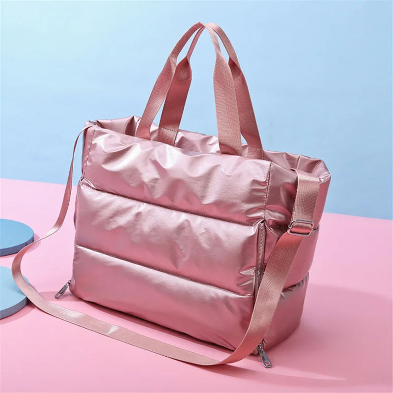 Waterproof Sports Yoga Bag Gym Fitness Handbags Shoulder Bags For Women