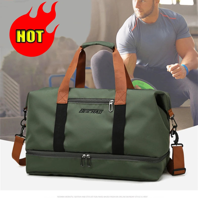 Large Waterproof Travel Bag for Men and Women