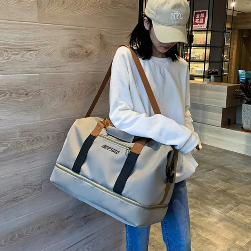 Large Waterproof Travel Bag for Men and Women