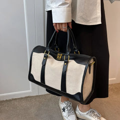 Women's Large Capacity Canvas Sports Bag
