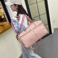 Large Capacity Waterproof Weekend Travel Bag for Women and Men